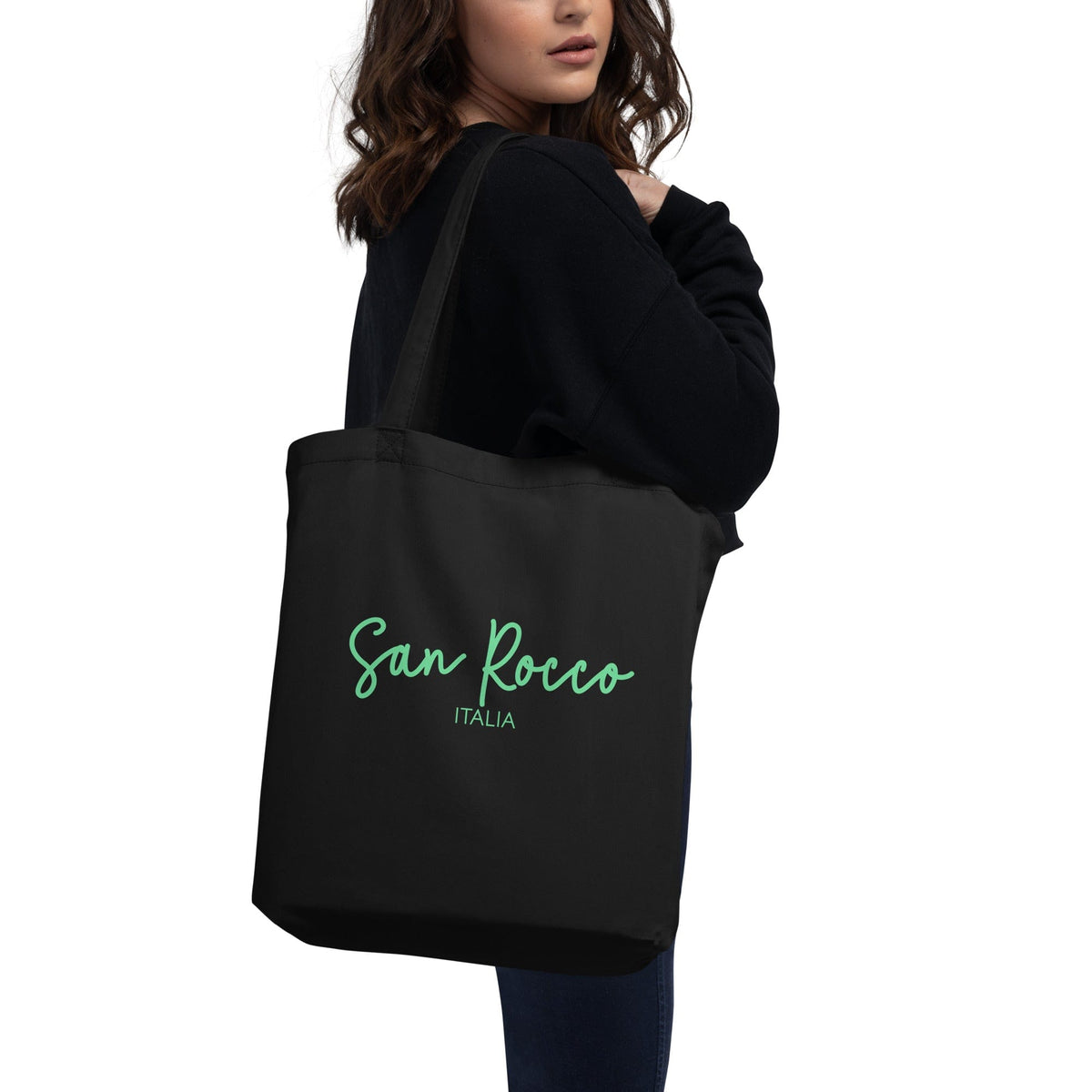Bolsos Bolso tote ecológico God Made Cats - 100 % algodón orgánico San Rocco Italia