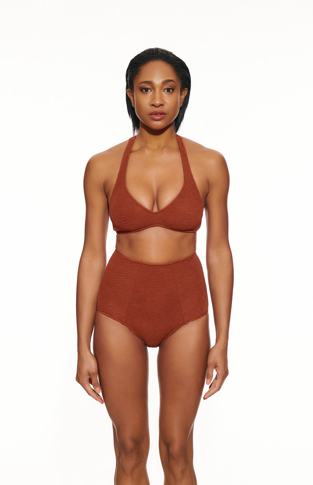 high waisted bikini bottoms Pamela High Waisted Bikini Bottoms San Rocco Italia