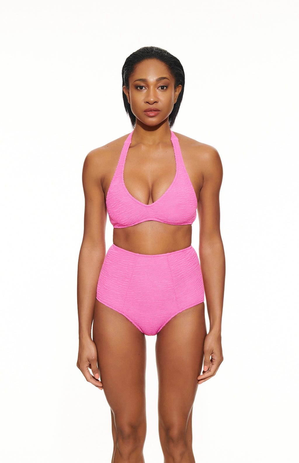 high waisted bikini bottoms Pamela High Waisted Bikini Bottoms San Rocco Italia
