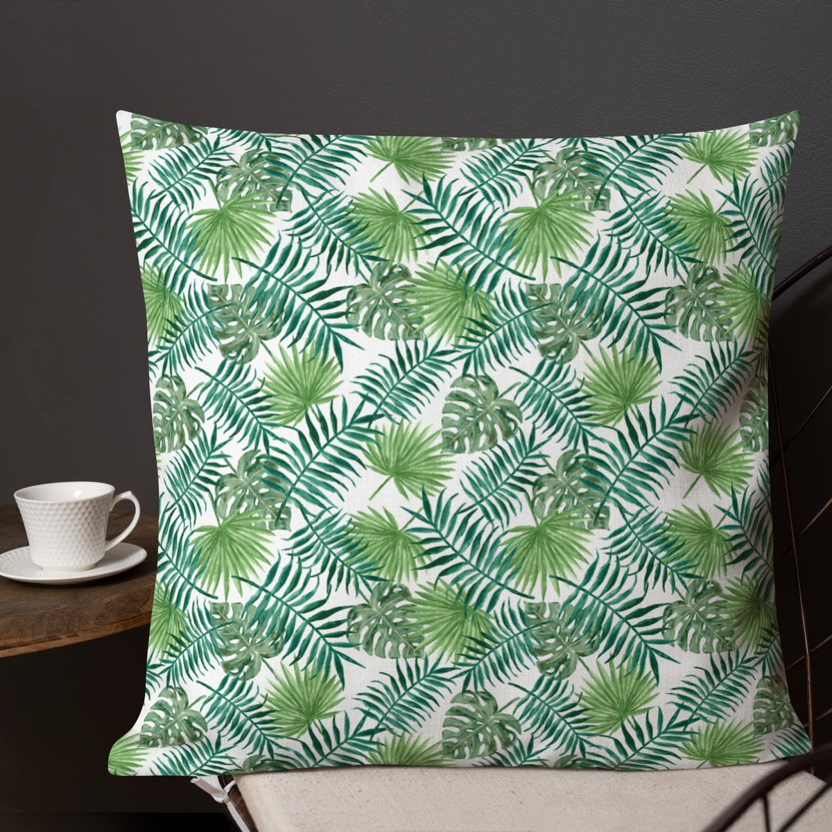 Wohnen - Kissen & Decken Premium-Dekokissen „Tropical Leaves“ San Rocco Italia