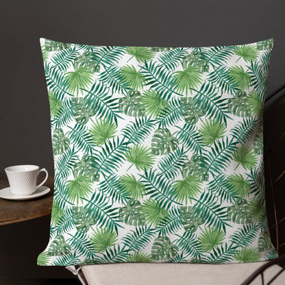 Wohnen - Kissen & Decken Premium-Dekokissen „Tropical Leaves“ San Rocco Italia