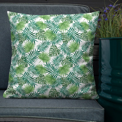 Wohnen - Kissen & Decken Premium-Dekokissen „Tropical Leaves“ San Rocco Italia