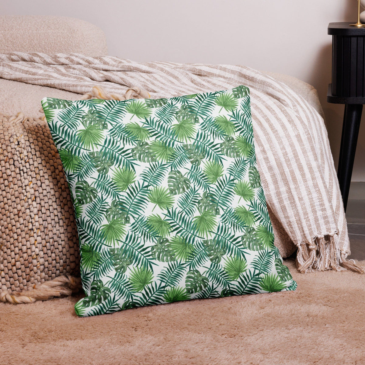 Wohnen - Kissen & Decken Premium-Dekokissen „Tropical Leaves“ San Rocco Italia
