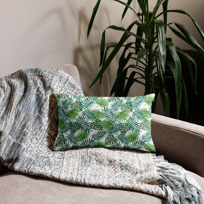 Wohnen - Kissen & Decken Premium-Dekokissen „Tropical Leaves“ San Rocco Italia