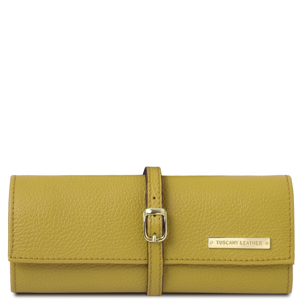 Leather accessories for women Verde Soft leather jewellery case | TL142193 San Rocco Italia