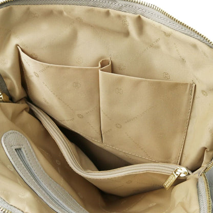 Leren rugzakken voor dames TL Bag - Zachte leren rugzak voor dames, omvormbaar tot 2-in-1 rugzak/schoudertas | TL141682 San Rocco Italia