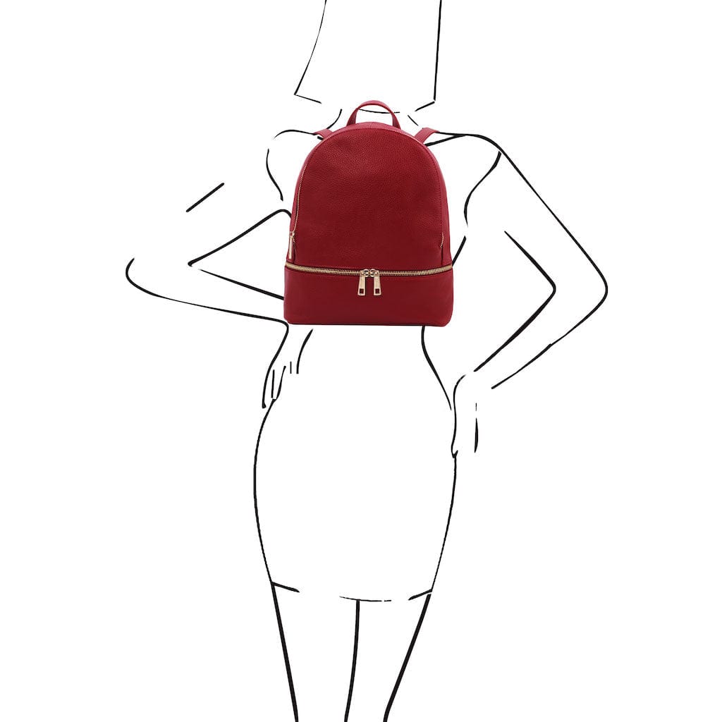 TL Bag - Sac à dos en cuir souple | TL142280 - Sacs à dos femme premium en cuir - Découvrez chez San Rocco Italia