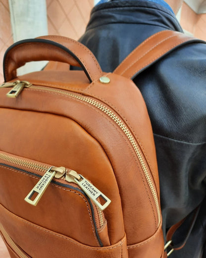 Zaini in pelle Melbourne - Zaino porta laptop in pelle italiana | TL142205 San Rocco Italia