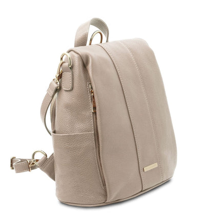 Lederrucksäcke TL Bag - Weicher Leder-Rucksack, wandelbar zur 2-in-1-Rucksack-/Schultertasche | TL142138 San Rocco Italia