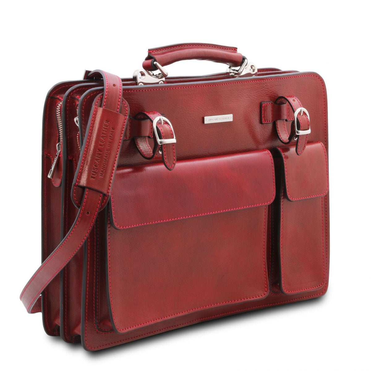 Leder-Aktentaschen Venezia - Leder-Aktentasche mit 2 Fächern | TL141268 San Rocco Italia