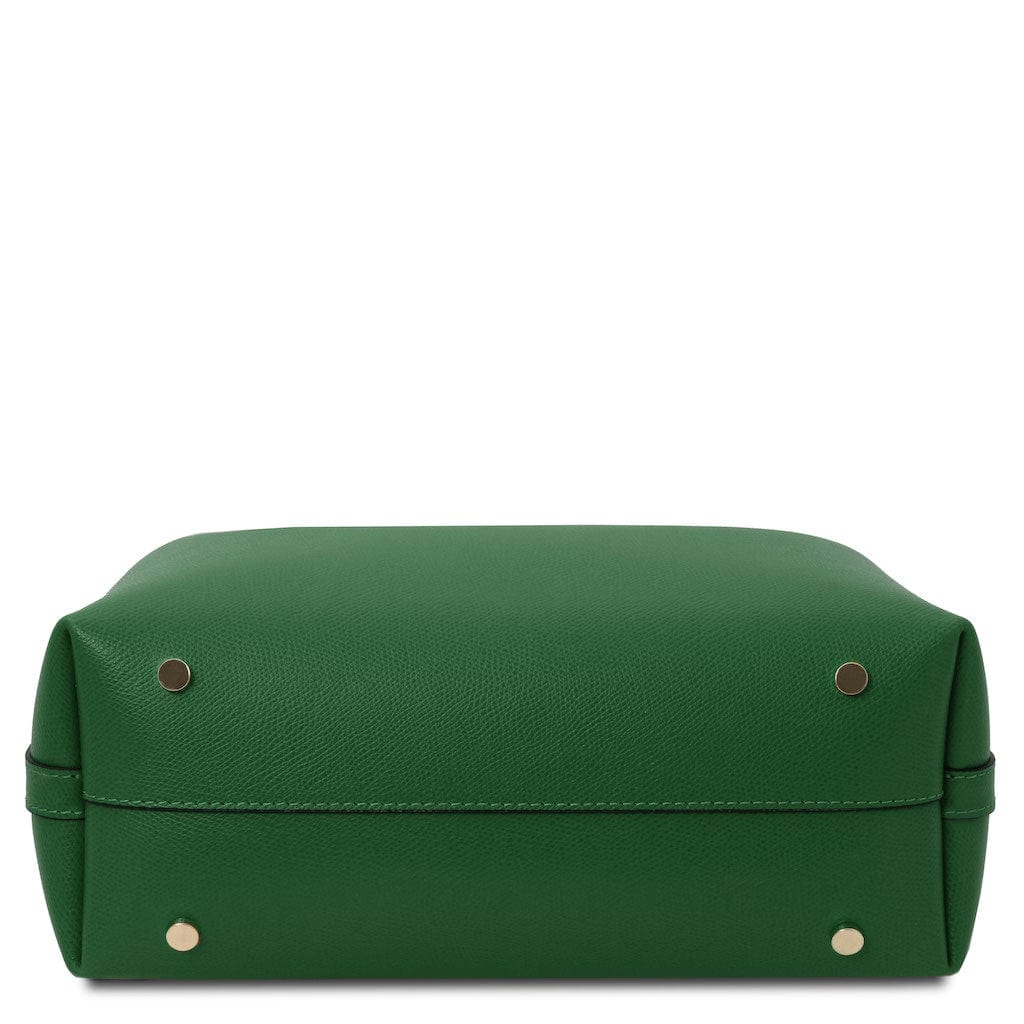 Leather handbags Clio - Palmellato leather bucket bag | TL141690 San Rocco Italia