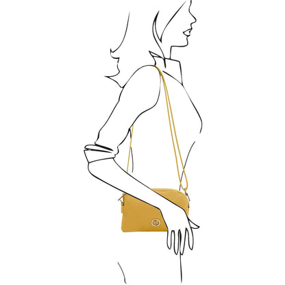 Leather handbags Lily - Soft leather shoulder bag | TL142375 San Rocco Italia