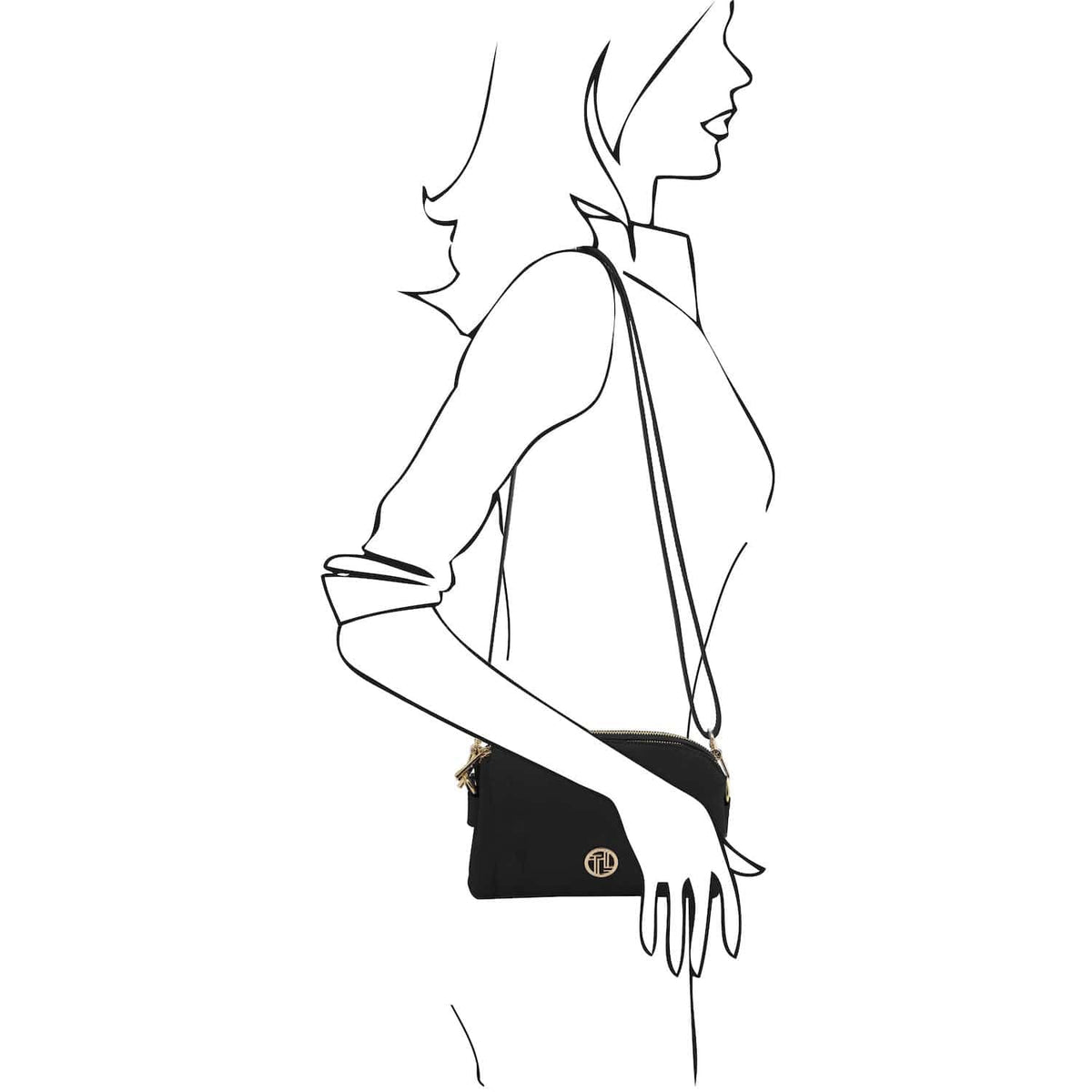 Leather handbags Lily - Soft leather shoulder bag | TL142375 San Rocco Italia