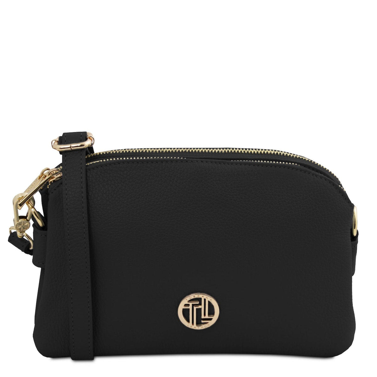 Leather handbags Black Lily - Soft leather shoulder bag | TL142375 San Rocco Italia