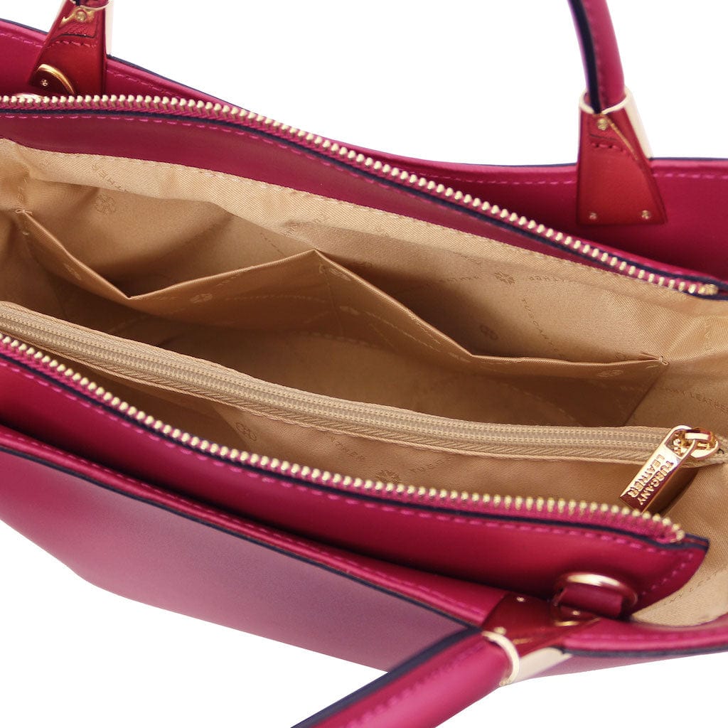TL142287 Italian leather handbag made with high-quality craftsmanship and stylish design