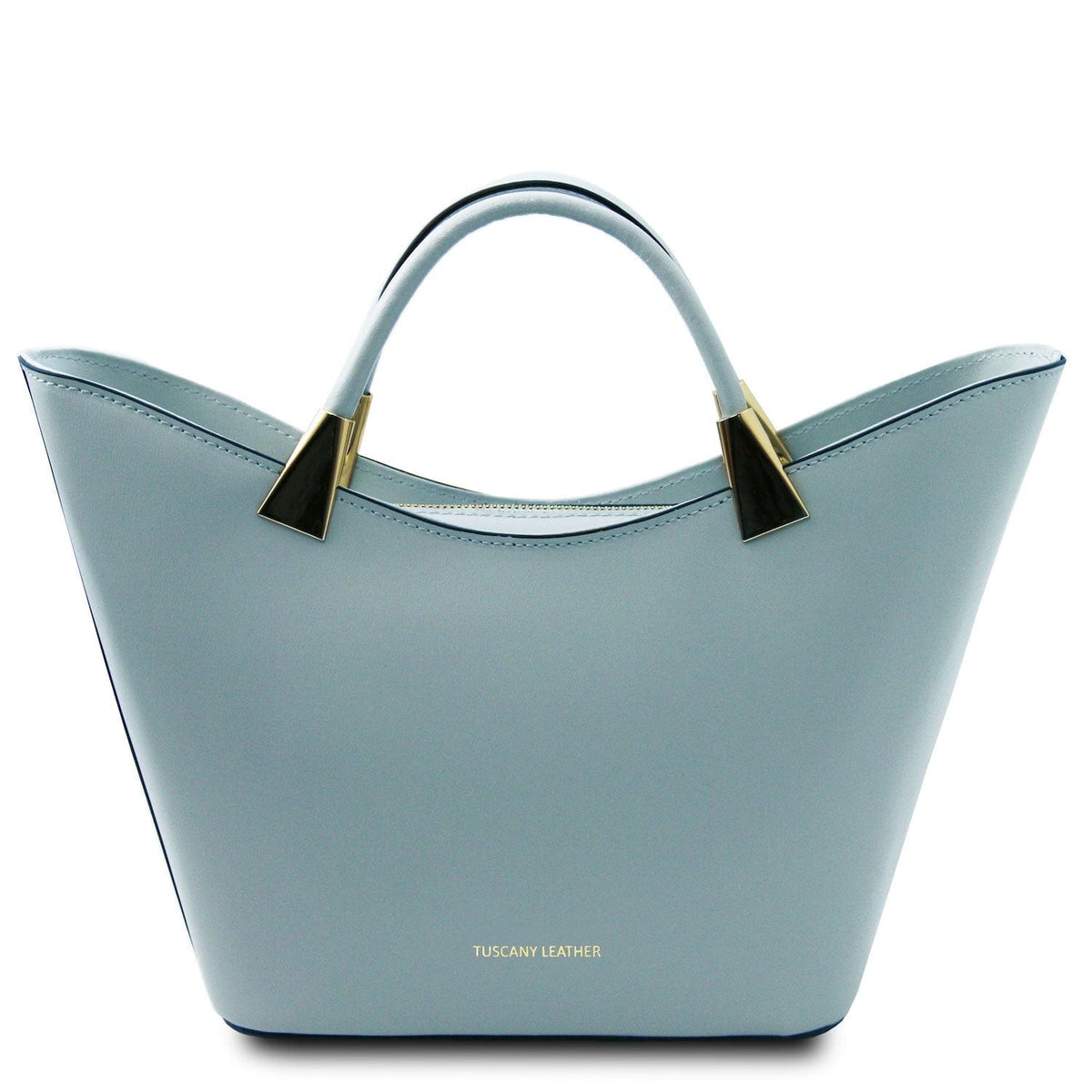 Leather handbags Light Blue TL Bag - Italian leather handbag | TL142287 San Rocco Italia
