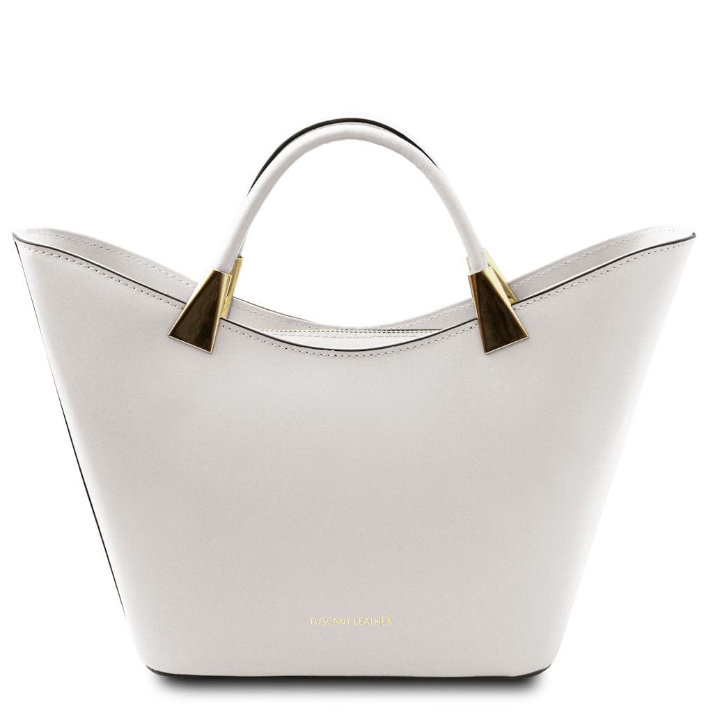 Leather handbags White TL Bag - Italian leather handbag | TL142287 San Rocco Italia
