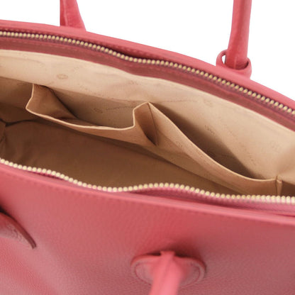 TL Bag - Leather handbag with golden hardware | TL141529 - Premium Leather handbags - Shop now at San Rocco Italia