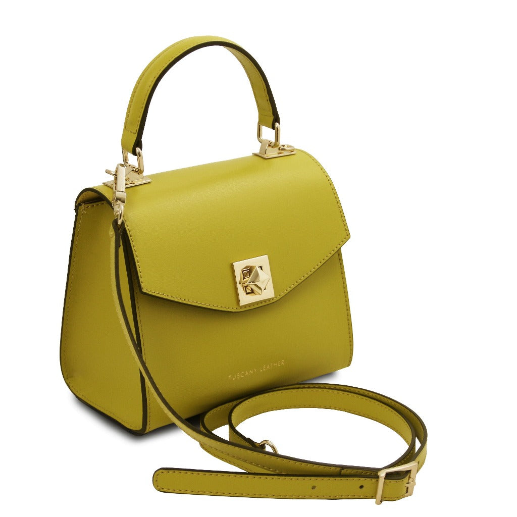Leather handbags Green TL Bag - Leather mini bag | TL142203 San Rocco Italia