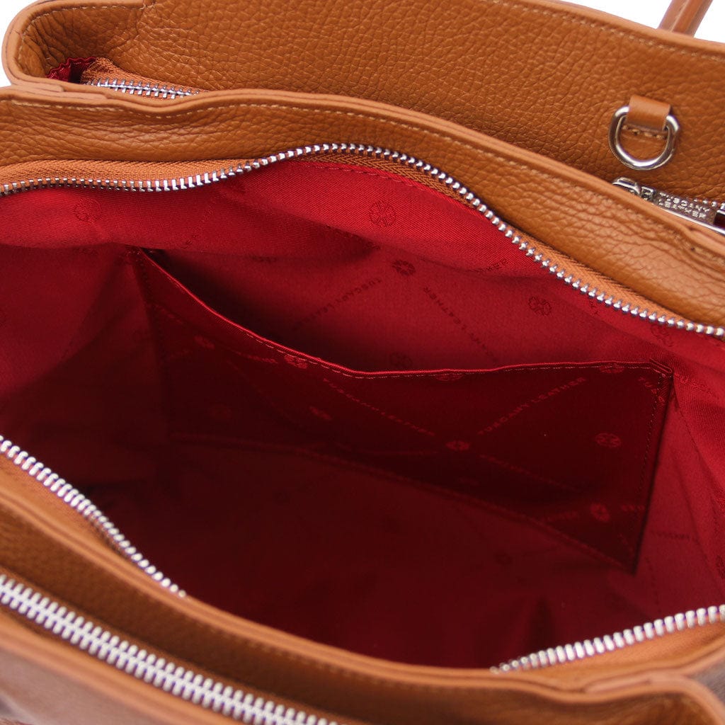 Leather handbags Tulipan - Italian leather handbag | TL141727 San Rocco Italia
