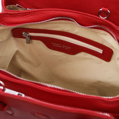 Leather handbags Tulipan - Italian leather handbag | TL141727 San Rocco Italia
