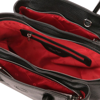 Leather handbags Tulipan - Italian leather handbag | TL141727 San Rocco Italia