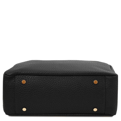 Leder-Schultertaschen Amy - Soft Italian leather shopping bag | TL142385 San Rocco Italia
