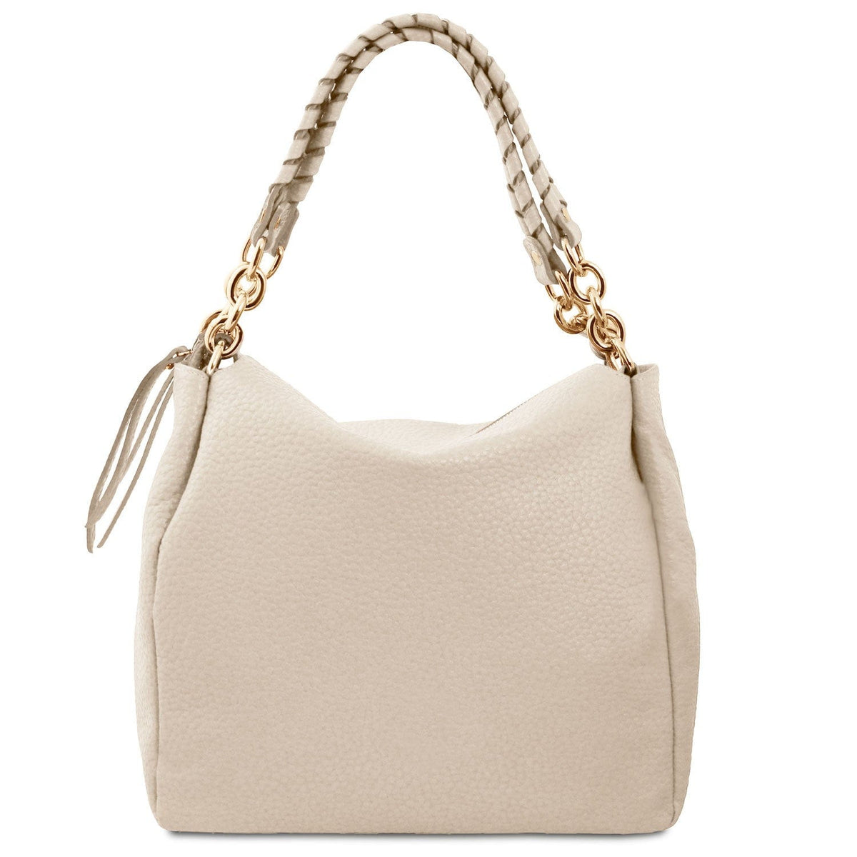Leder-Schultertaschen Amy - Soft Italian leather shopping bag | TL142385 San Rocco Italia