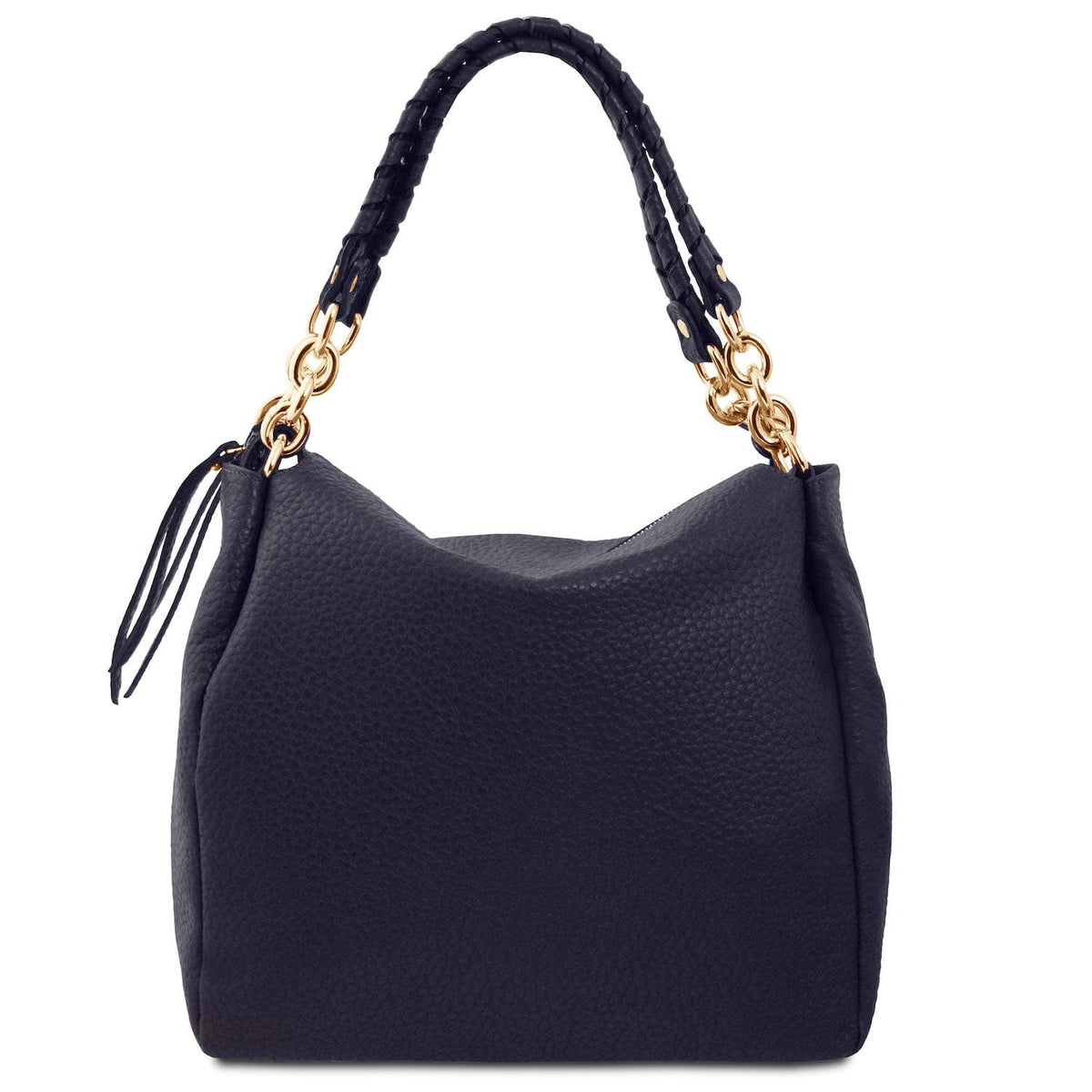 Leder-Schultertaschen Amy - Soft Italian leather shopping bag | TL142385 San Rocco Italia