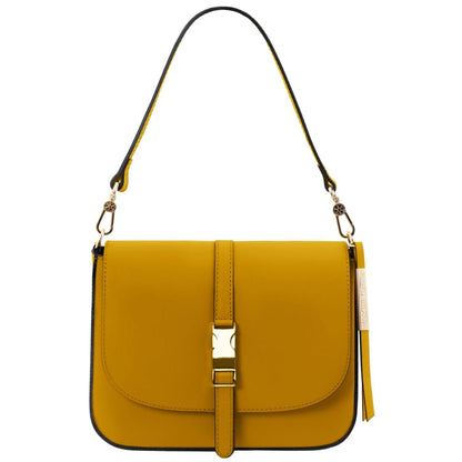 Nausica - Bolso de hombro de piel italiana | TL141598 - Bolsos premium de hombro de piel - Compra ahora en San Rocco Italia
