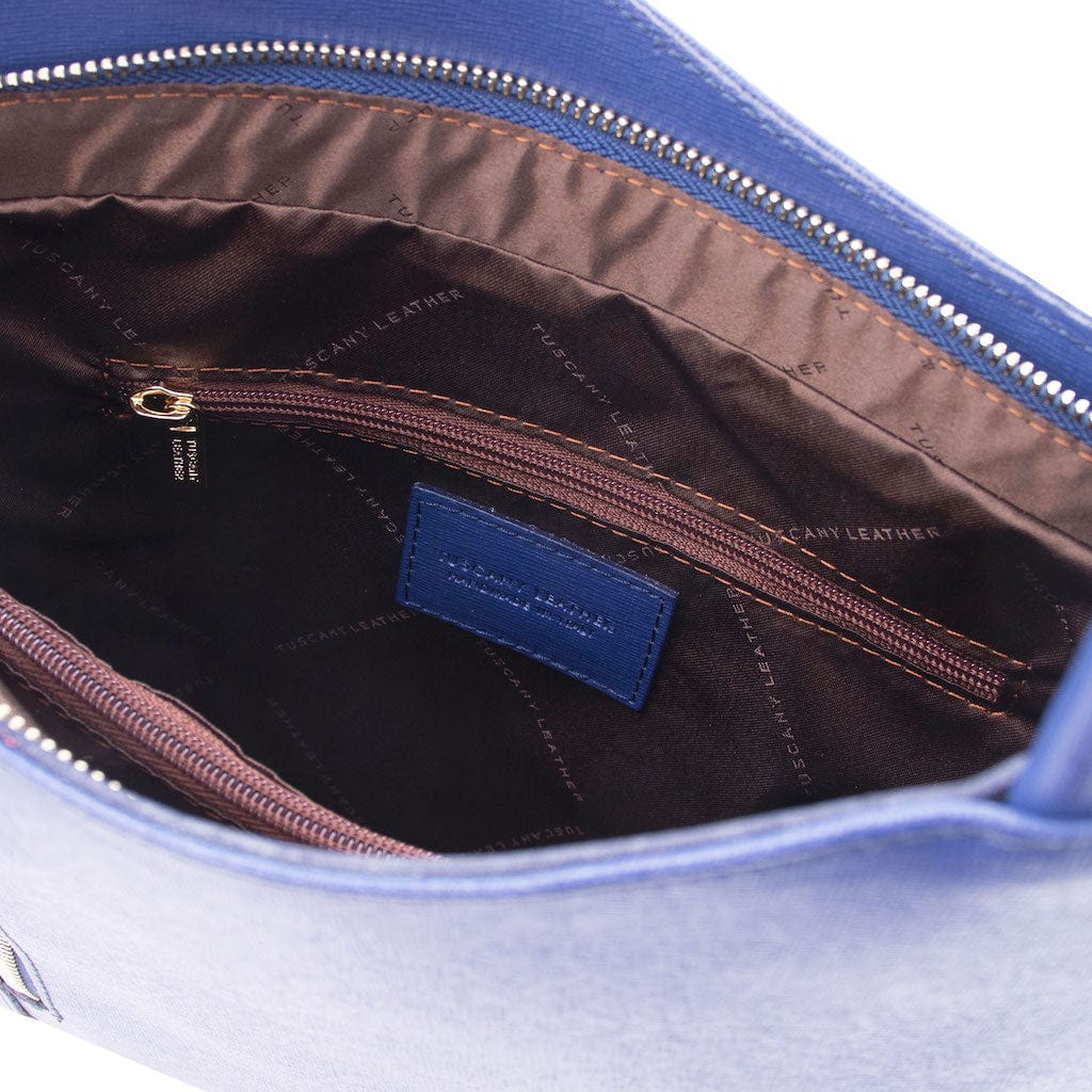 Leather shoulder bags Patty - Saffiano leather convertible 2-in-1 backpack shoulder bag | TL141455 San Rocco Italia