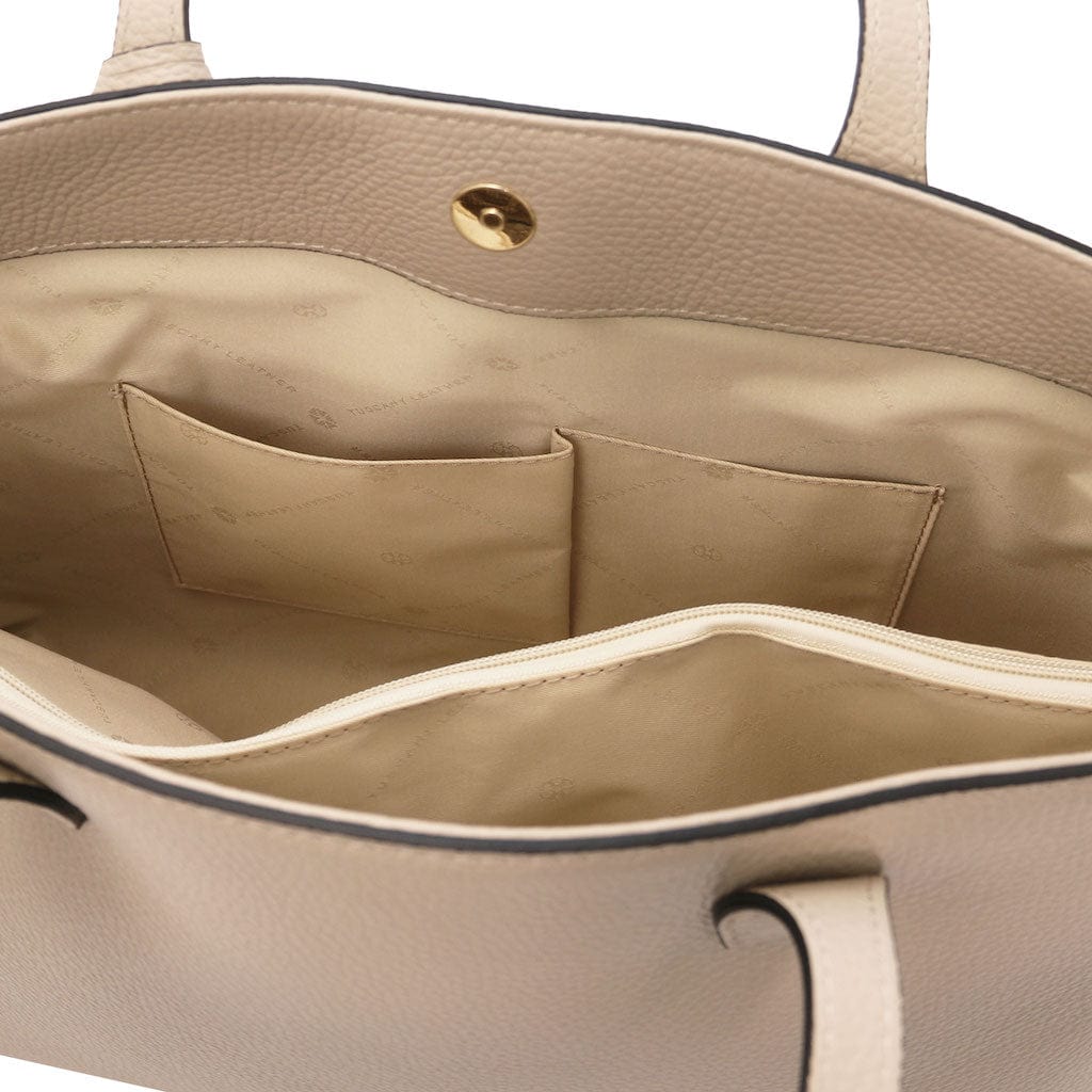 Sacs à l’épaule en cuir TL Bag - Cabas en cuir | TL141828 San Rocco Italia