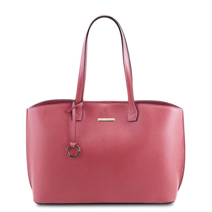 Sacs à l’épaule en cuir Rose TL Bag - Cabas en cuir | TL141828 San Rocco Italia