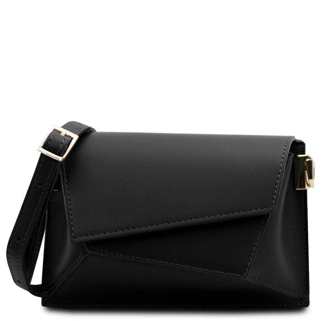 Bolsos de hombro de piel Negro TL Bag - Bolso de hombro de piel | TL142253 San Rocco Italia