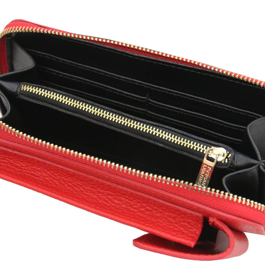 Leather shoulder bags TL Bag - Leather wallet with strap - phone wallet | TL142323 San Rocco Italia