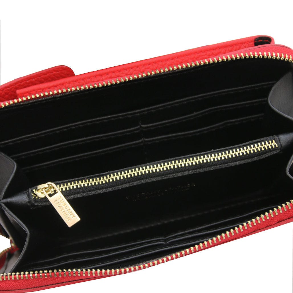 Leather shoulder bags TL Bag - Leather wallet with strap - phone wallet | TL142323 San Rocco Italia