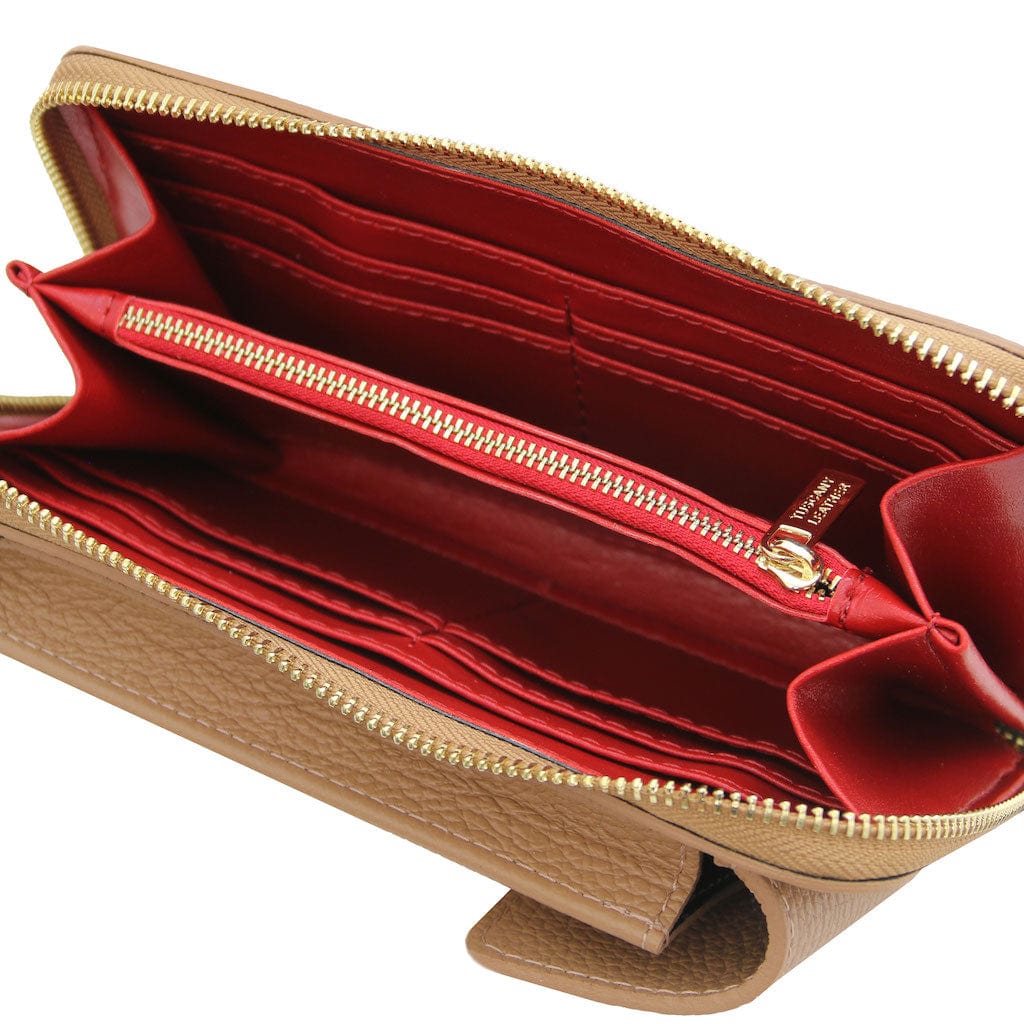 Leather shoulder bags TL Bag - Leather wallet with strap - phone wallet | TL142323 San Rocco Italia