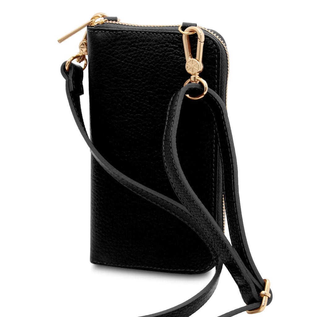 Leather shoulder bags TL Bag - Leather wallet with strap - phone wallet | TL142323 San Rocco Italia
