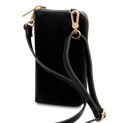 Leather shoulder bags TL Bag - Leather wallet with strap - phone wallet | TL142323 San Rocco Italia