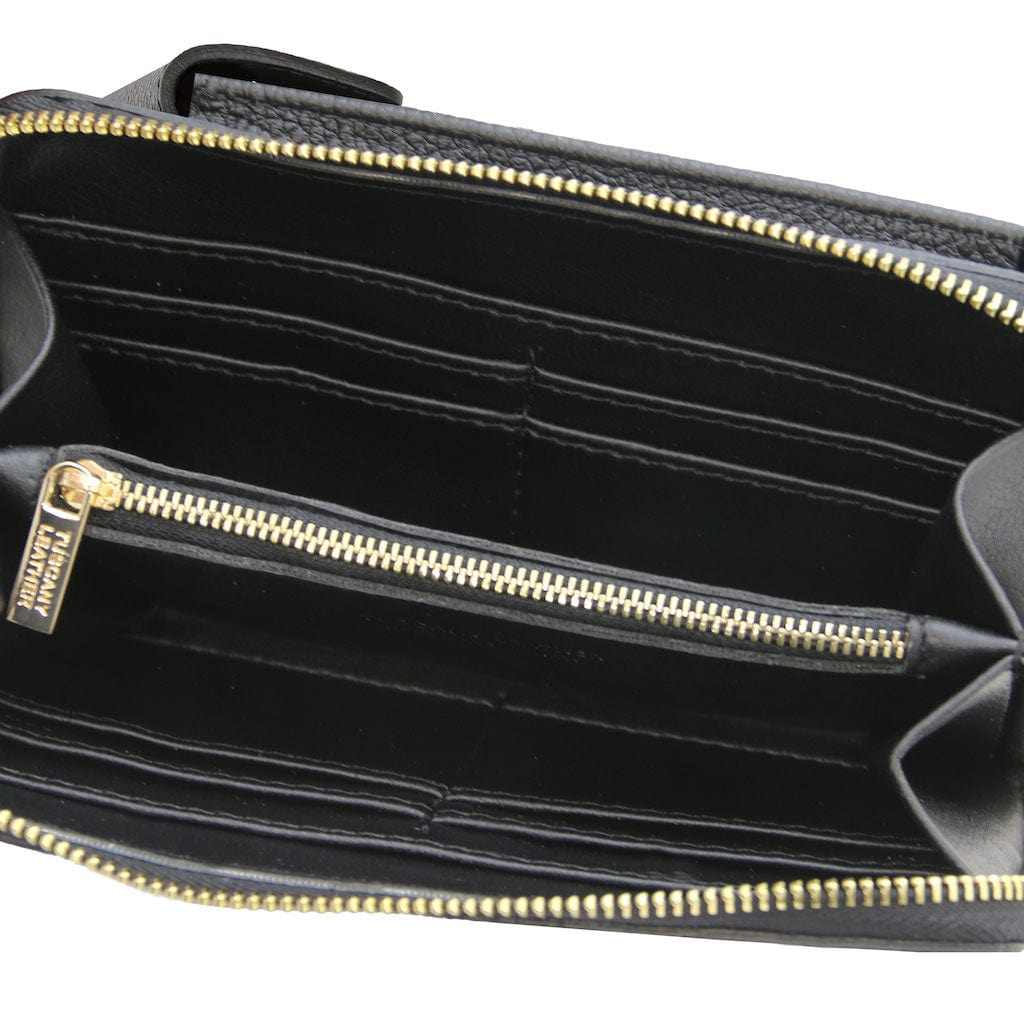Leather shoulder bags TL Bag - Leather wallet with strap - phone wallet | TL142323 San Rocco Italia