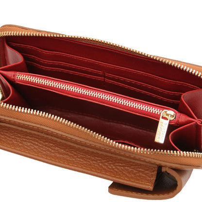 Leather shoulder bags TL Bag - Leather wallet with strap - phone wallet | TL142323 San Rocco Italia