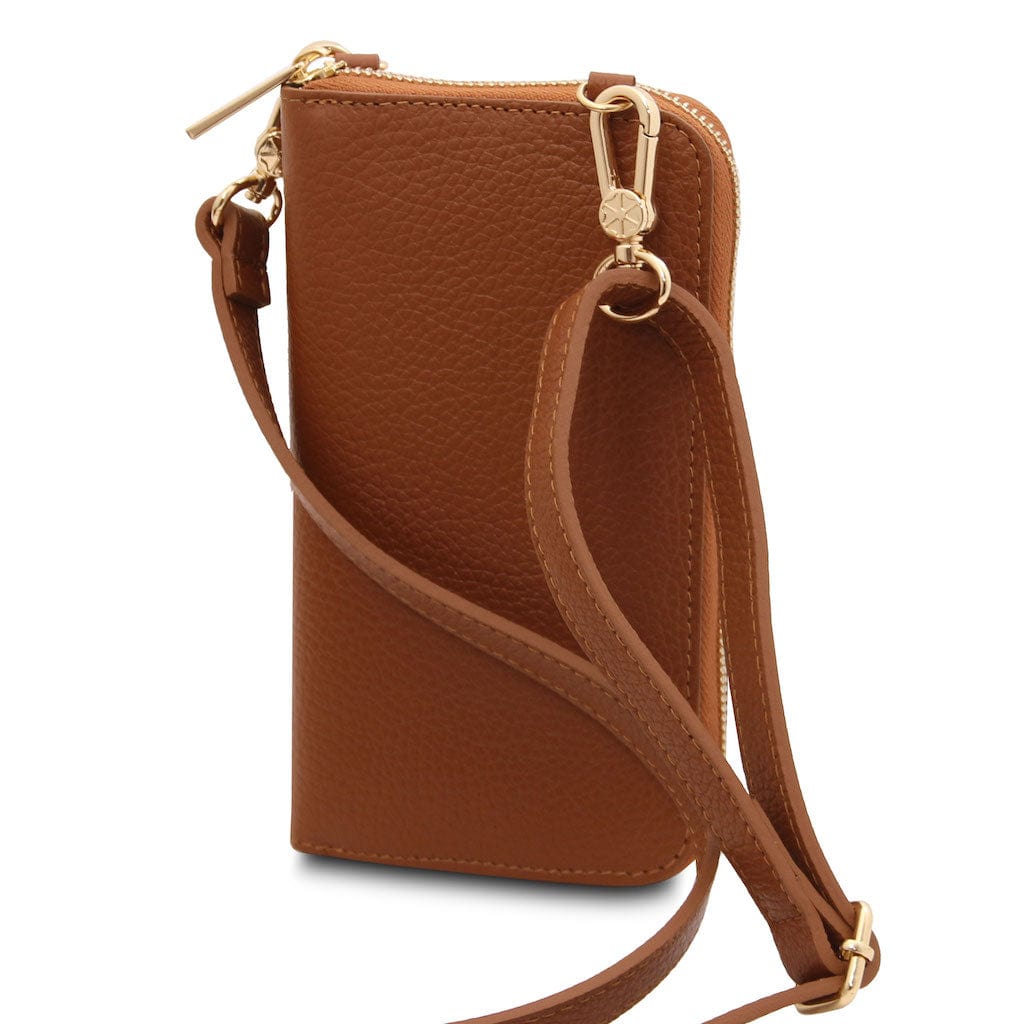 Leather shoulder bags TL Bag - Leather wallet with strap - phone wallet | TL142323 San Rocco Italia