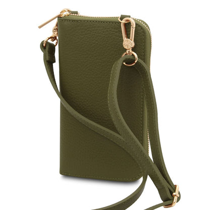 Leather shoulder bags TL Bag - Leather wallet with strap - phone wallet | TL142323 San Rocco Italia