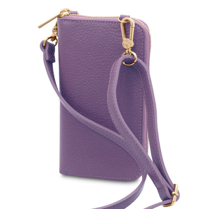 TL Bag - Leather wallet with strap - phone wallet | TL142323 - Premium Leather shoulder bags - Shop now at San Rocco Italia
