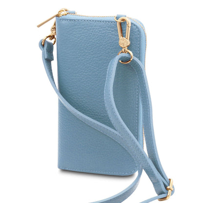 Leather shoulder bags TL Bag - Leather wallet with strap - phone wallet | TL142323 San Rocco Italia