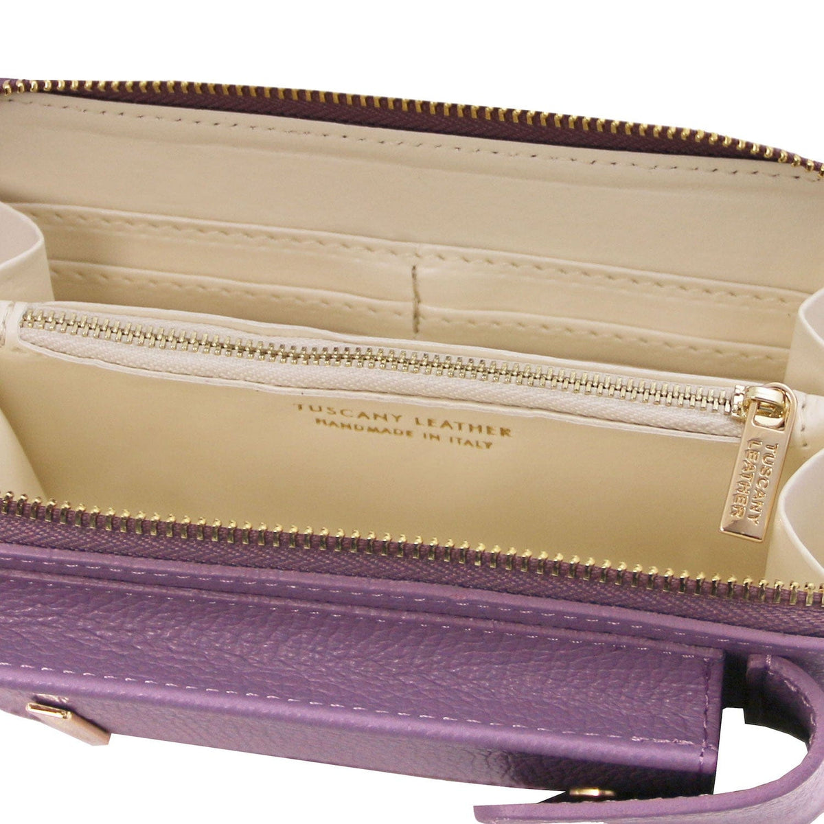 TL Bag - Leather wallet with strap - phone wallet | TL142323 - Premium Leather shoulder bags - Shop now at San Rocco Italia