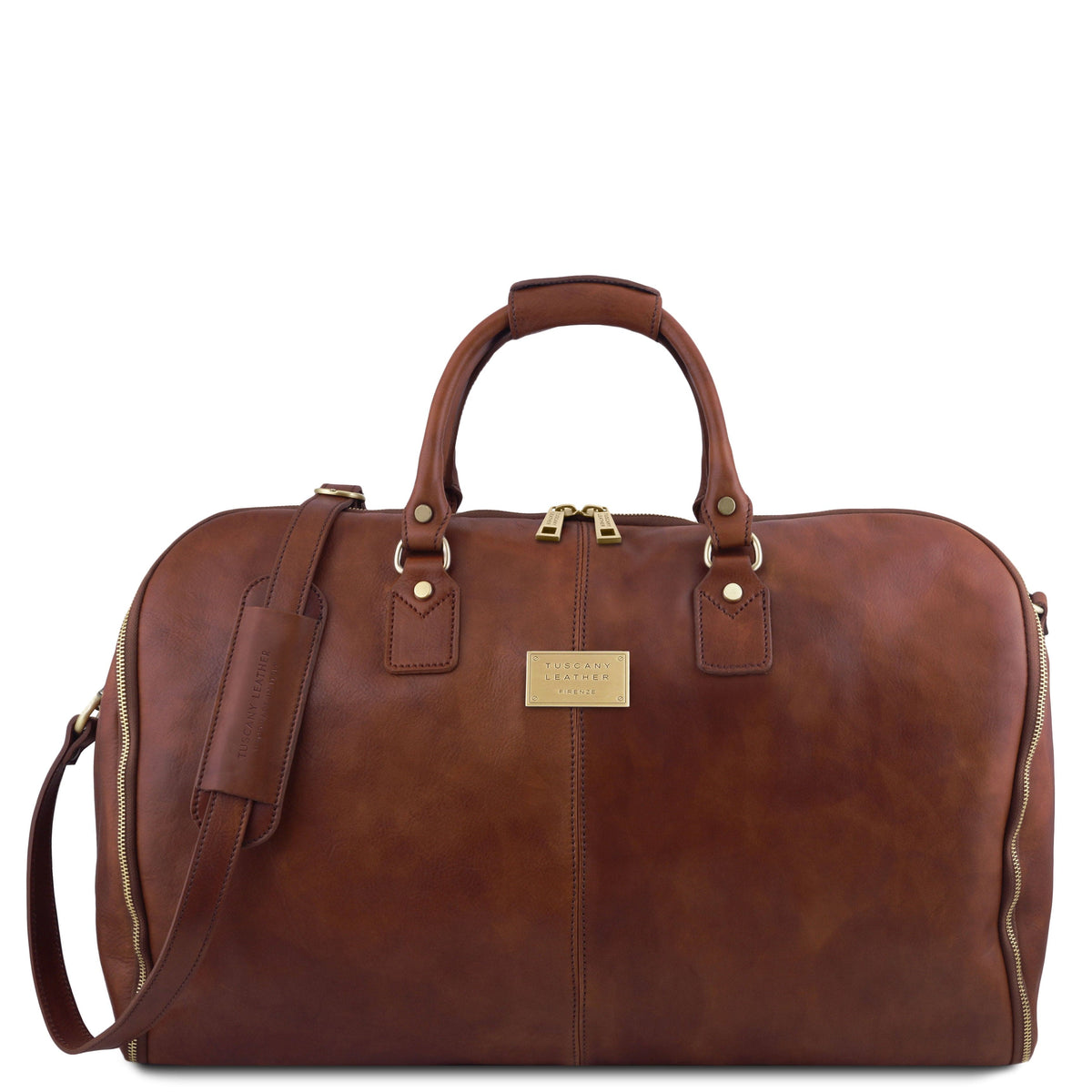 Leather Travel bags Brown Antigua - Leather travel duffle/garment bag | TL142341 suiter bag San Rocco Italia