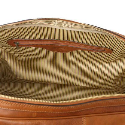 Leder-Reisetaschen Francoforte - Exklusive Weekender-Reisetasche aus Leder | TL142338 San Rocco Italia