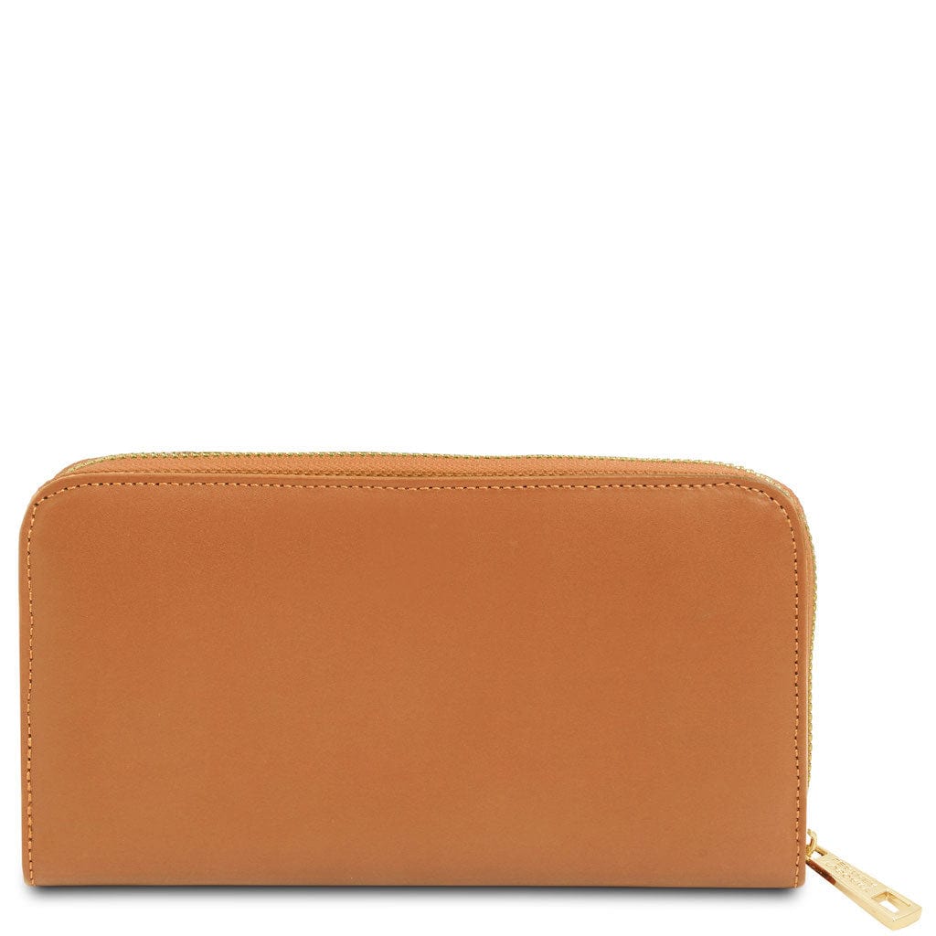Damen-Lederportemonnaies Venere - Exklusives Lederportemonnaie mit Rundumreissverschluss | TL142085 San Rocco Italia