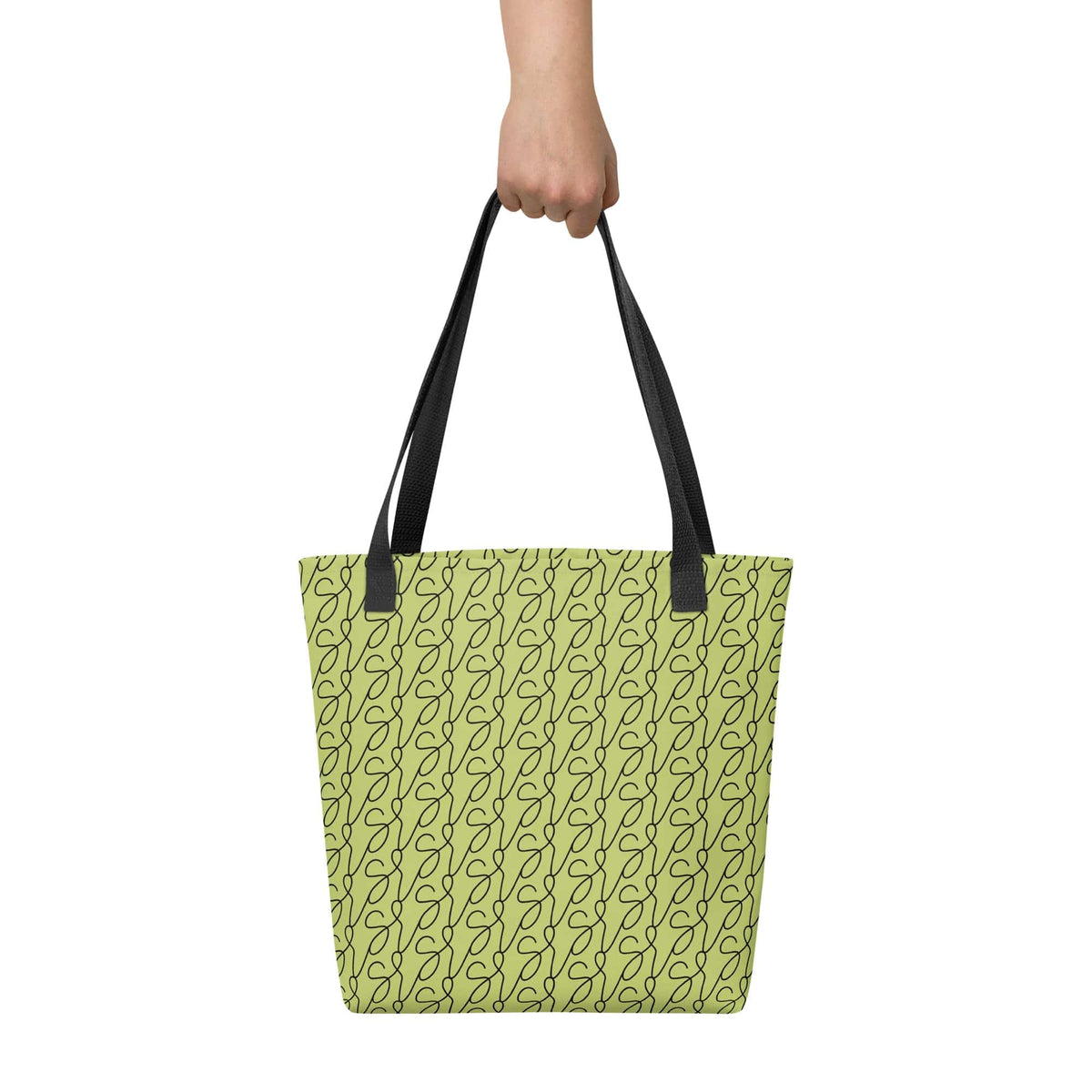 Olive Green Logo Tote Bag San Rocco Italia
